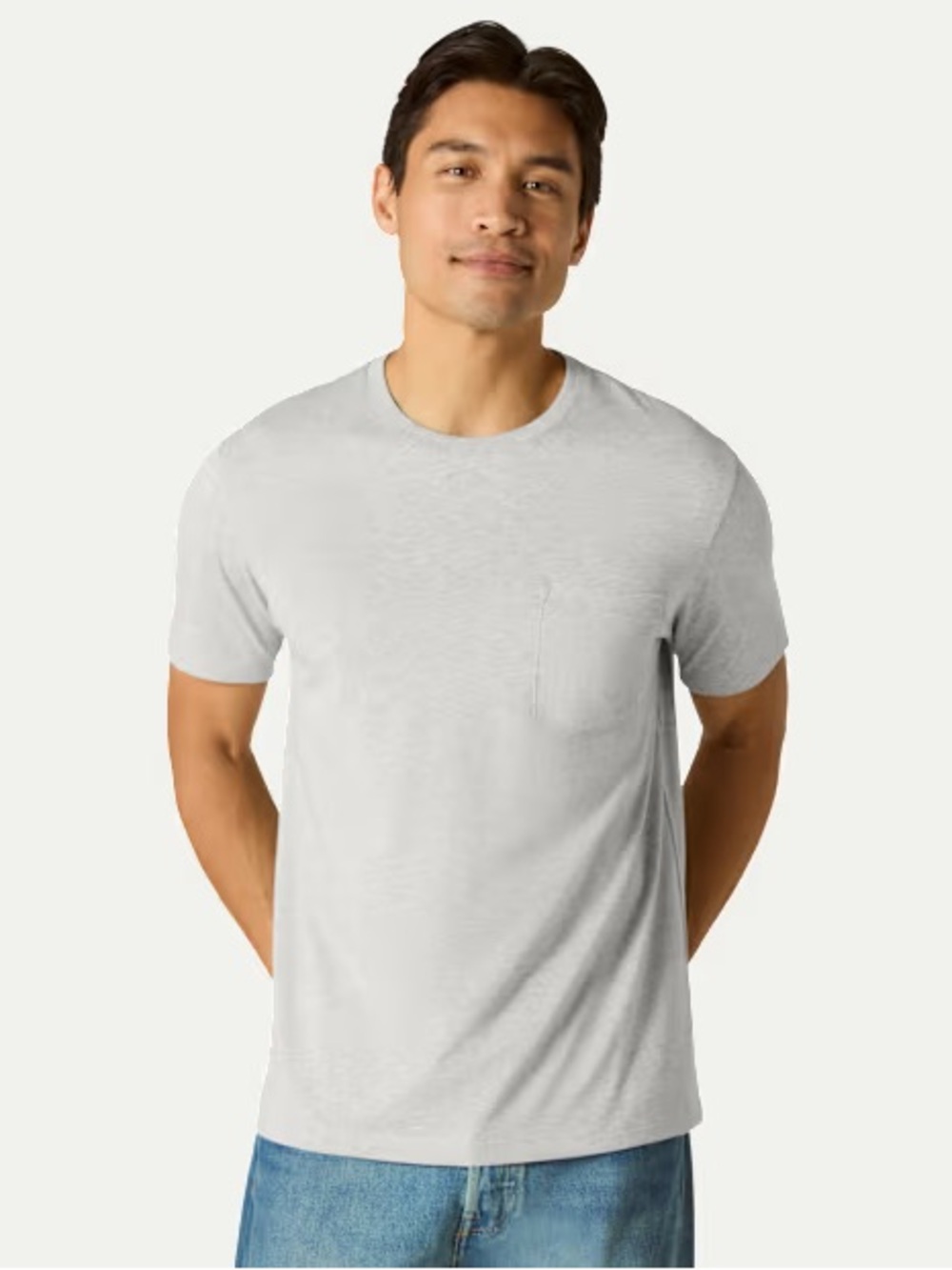 Bombas Men's Pima Cotton Pocket Crew Neck T-Shirt